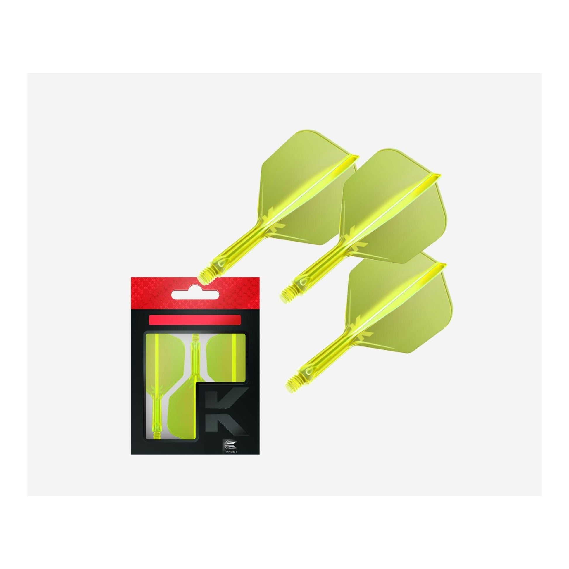 K-Flex No.6 Neon Yellow Integrated Flight package of 3