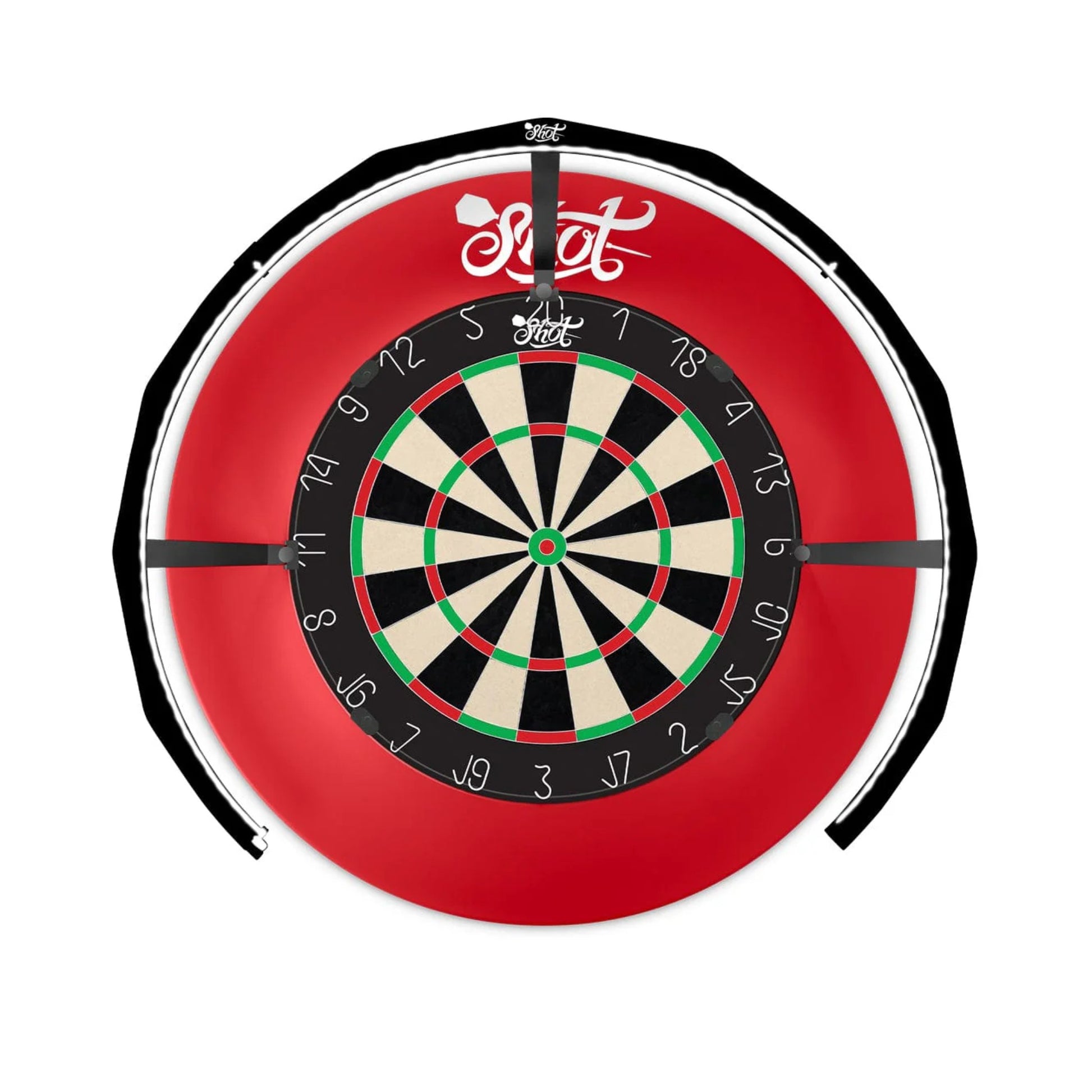 Shot Darts Lumen Core LED light ring fully assembled front view