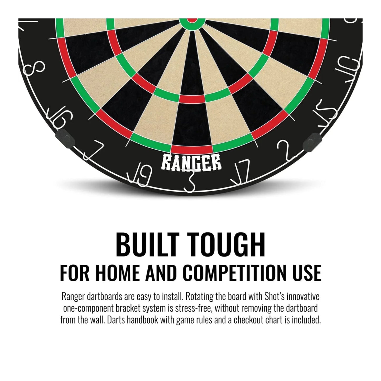 Shot Darts Ranger Bristle Dartboard