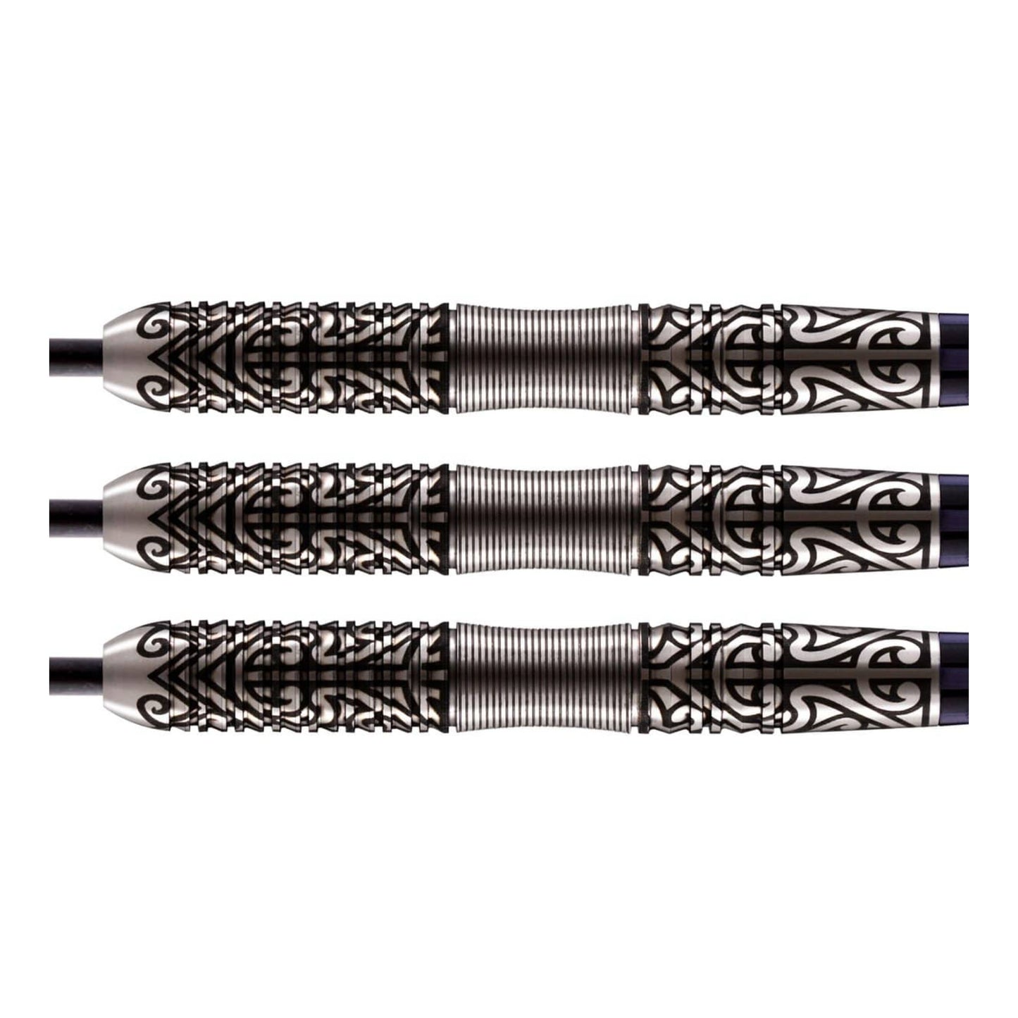 Three Shot Warrior Hautoa tungsten barrels displayed against a white background