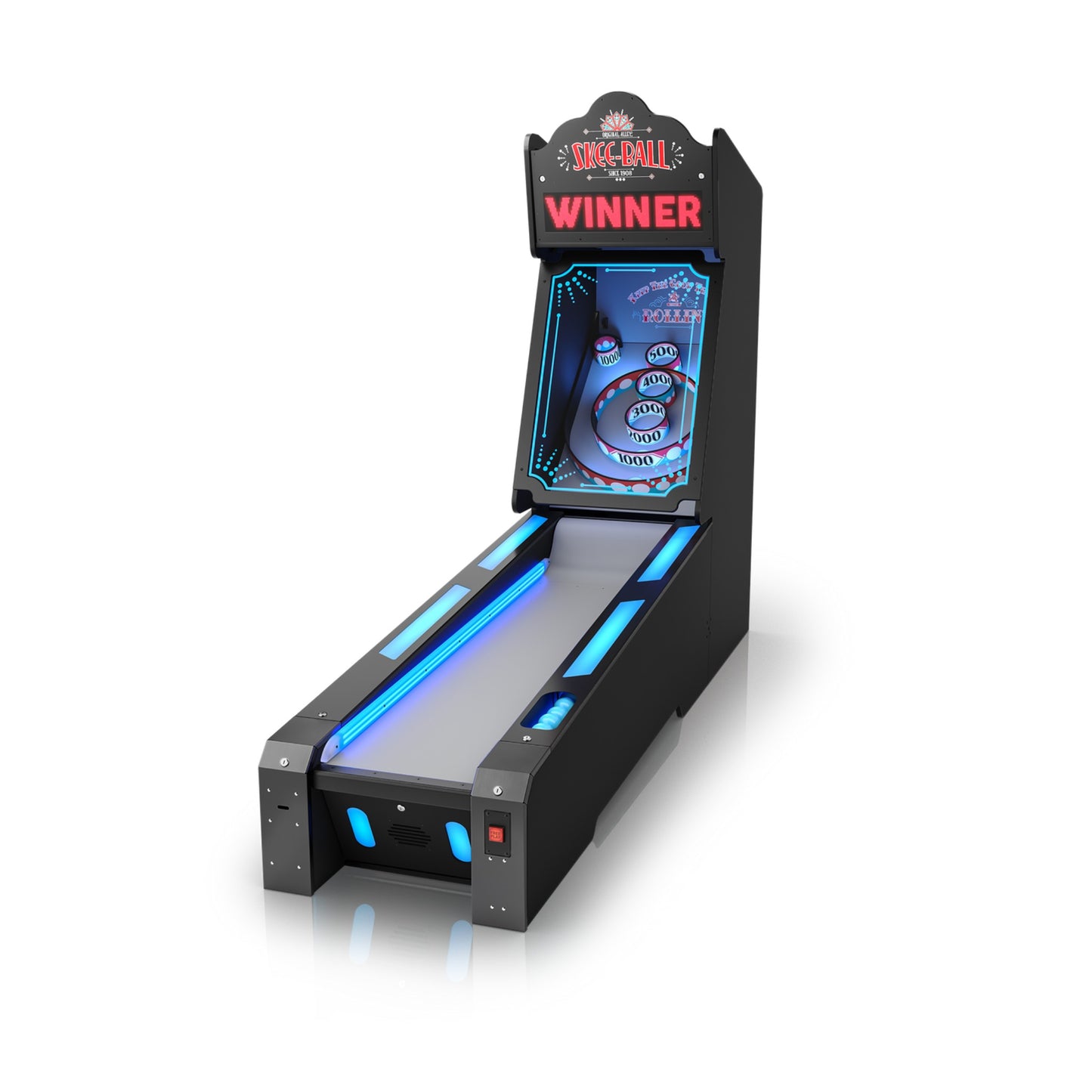 Authentic Skee-Ball® Home Arcade Glow Machine