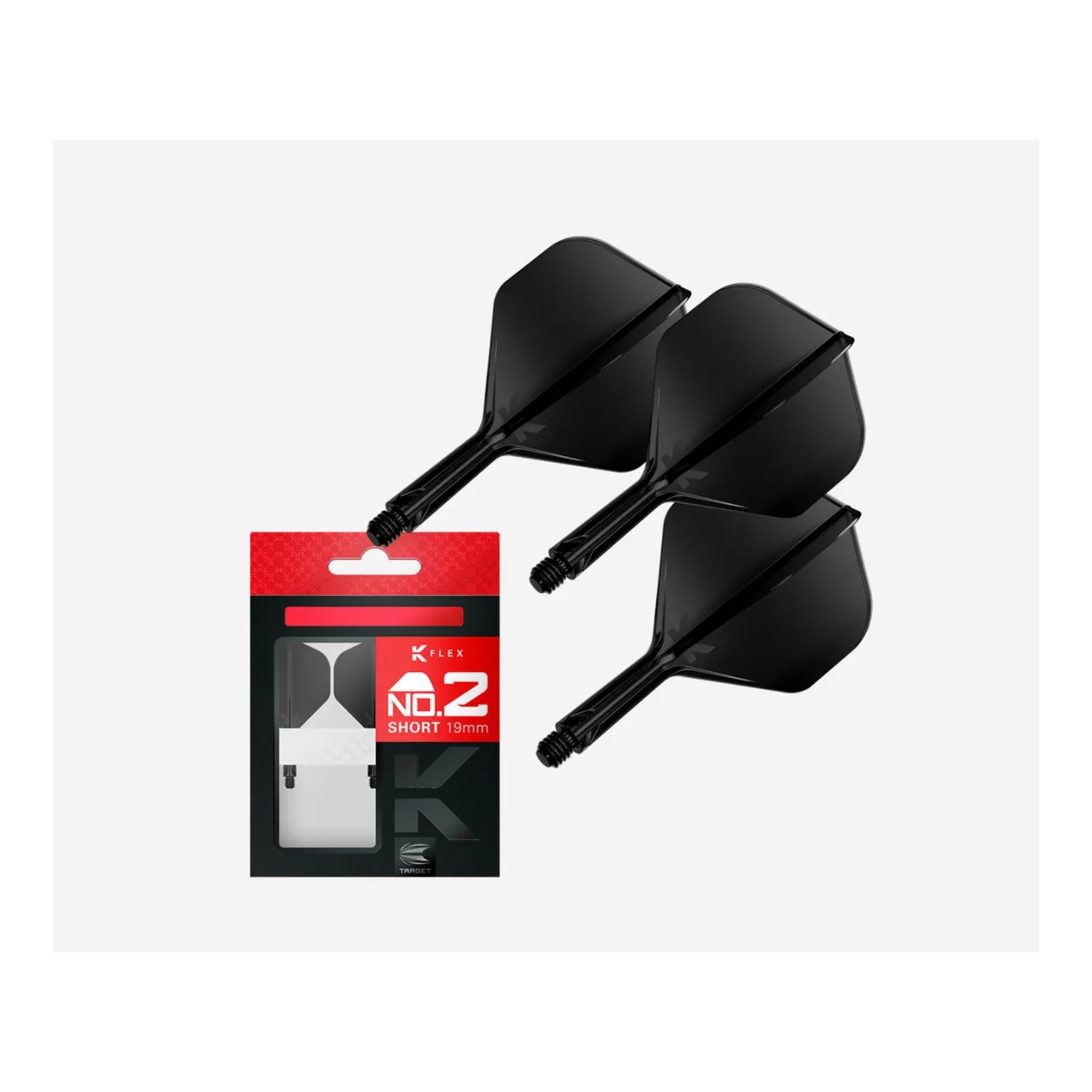 Target K-Flex No.2 - Black package includes 3 pcs
