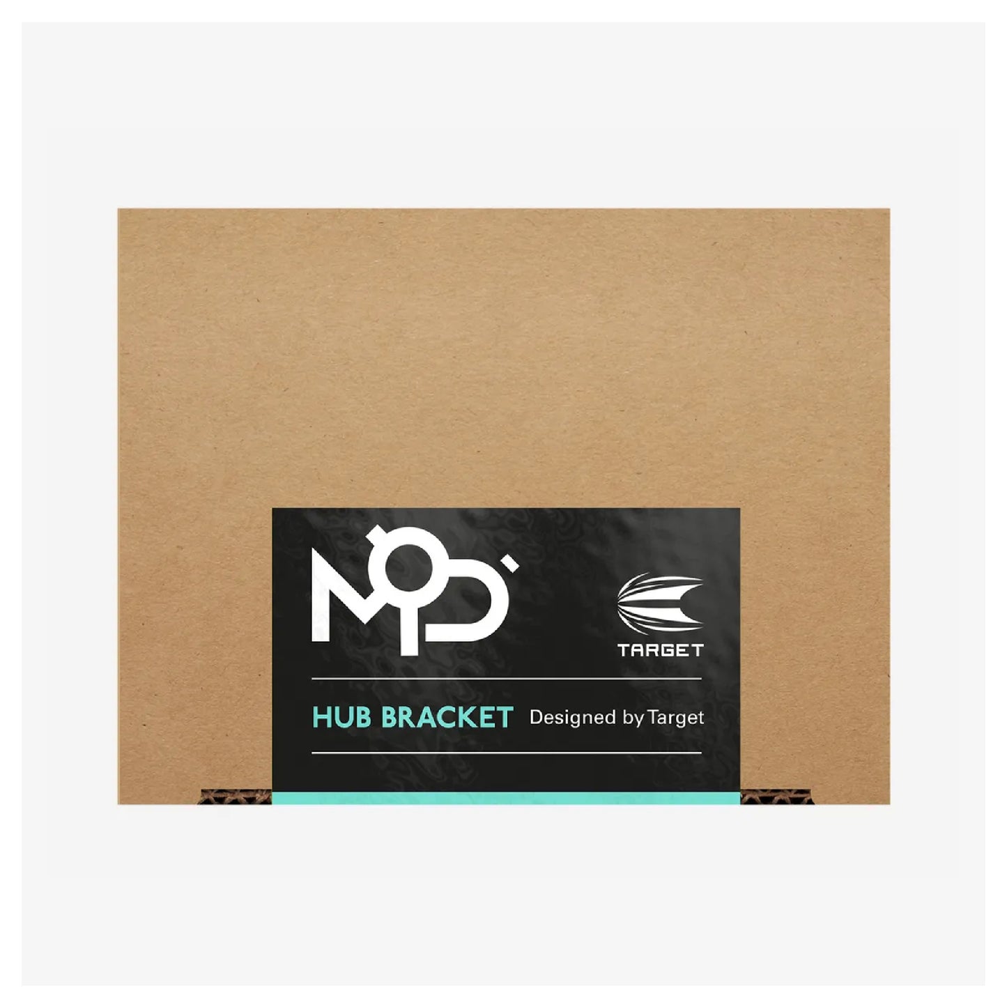 MOD Hub Bracket angled view – essential dartboard accessory for quick rotation and switching