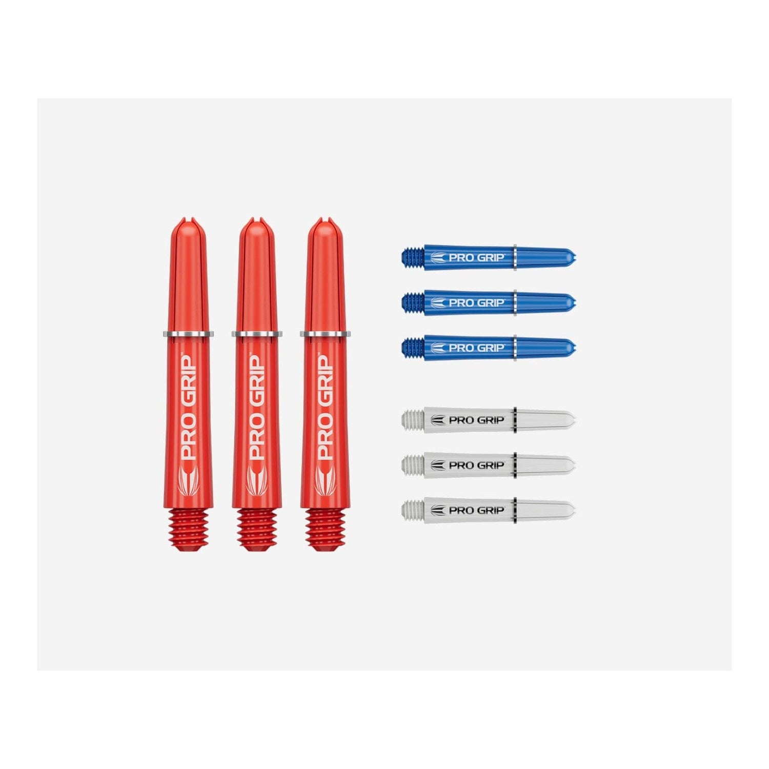 Target Darts Pro Grip 3 pack of red, blue and white