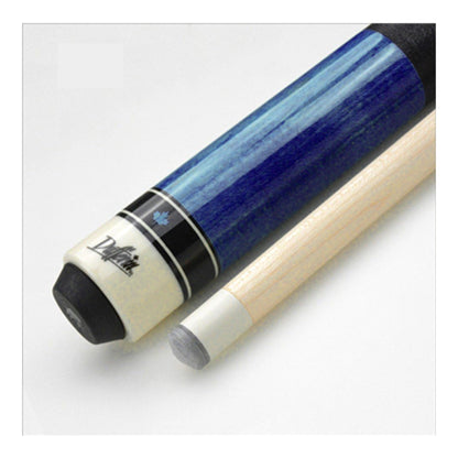 Close up of the joint system and rings on the Dufferin 230 Club Series Model 237 Sapphire cue