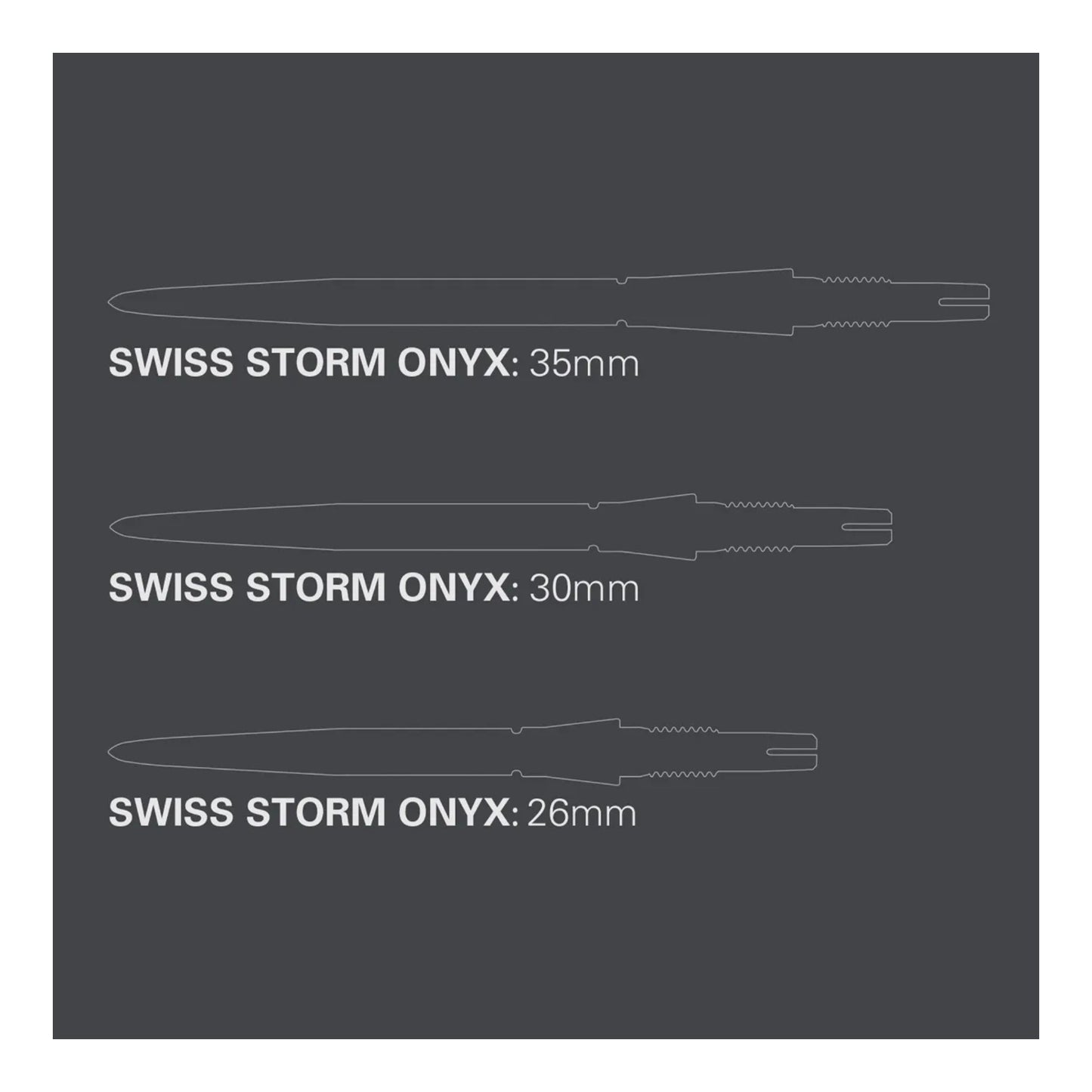 Target Swiss Storm Onyx Points | Flush Fit & Laser Grip