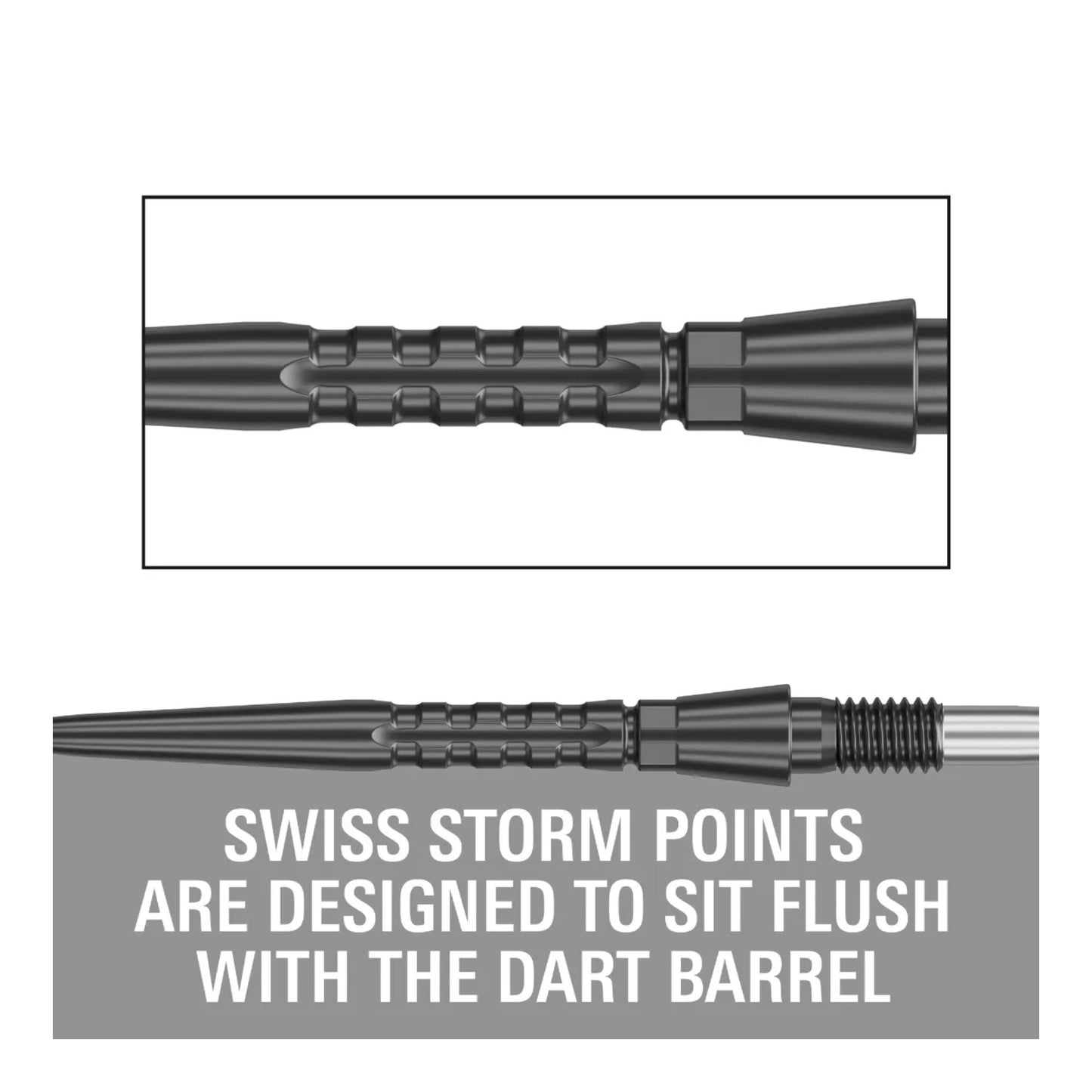 Target Swiss Storm Surge Points | Enhanced Grip Replacement Dart Point
