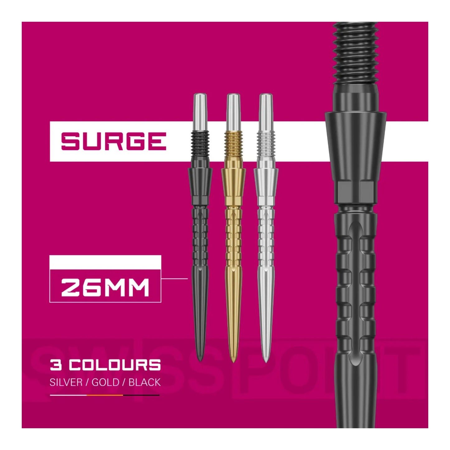 Target Swiss Storm Surge Points | Enhanced Grip Replacement Dart Point