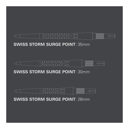 Target Swiss Storm Surge Points | Enhanced Grip Replacement Dart Point