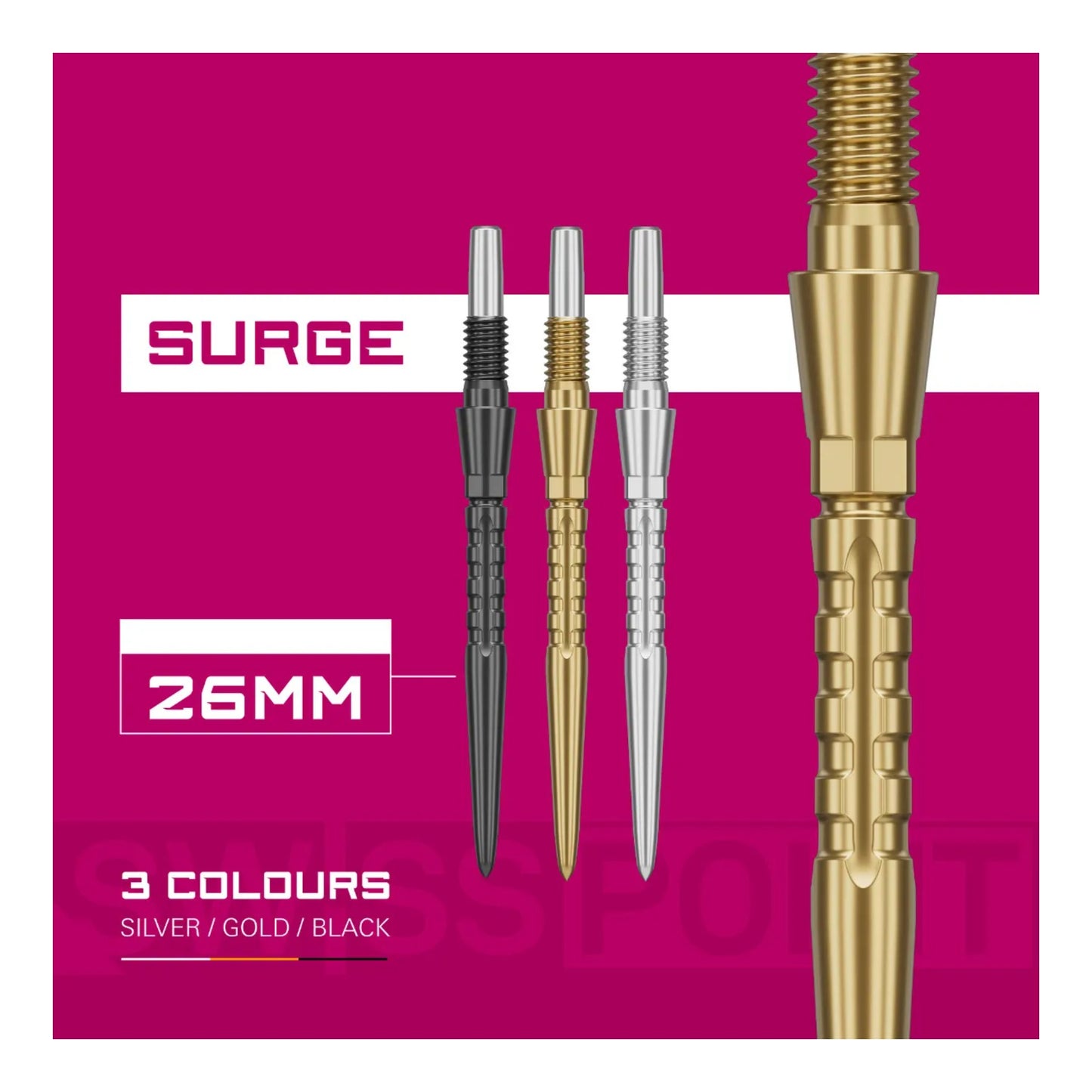 Target Swiss Storm Surge Points | Enhanced Grip Replacement Dart Point