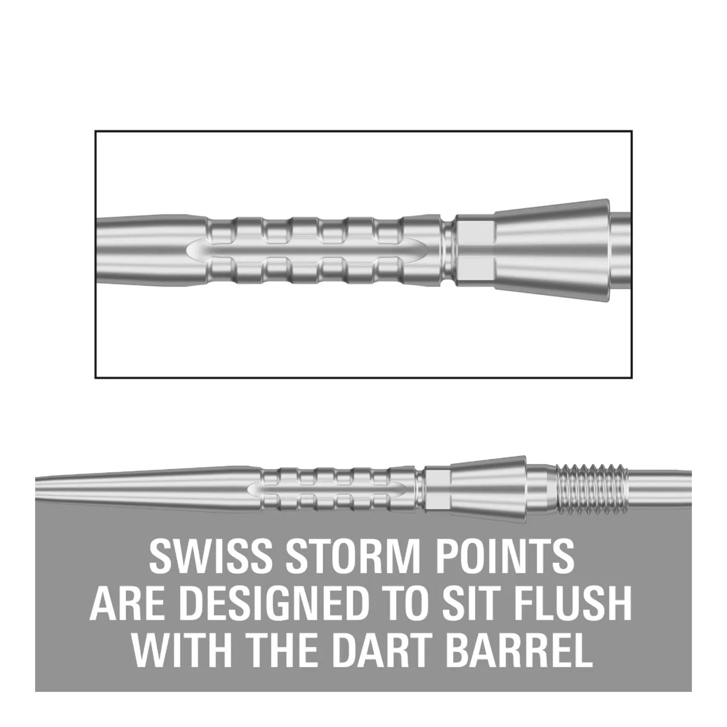Target Swiss Storm Surge Points | Enhanced Grip Replacement Dart Point
