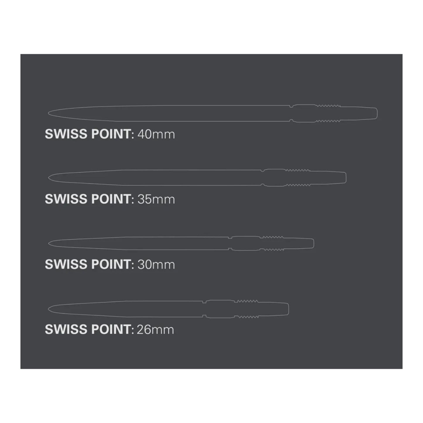 Target Swiss Points | Interchangeable Dart Point System
