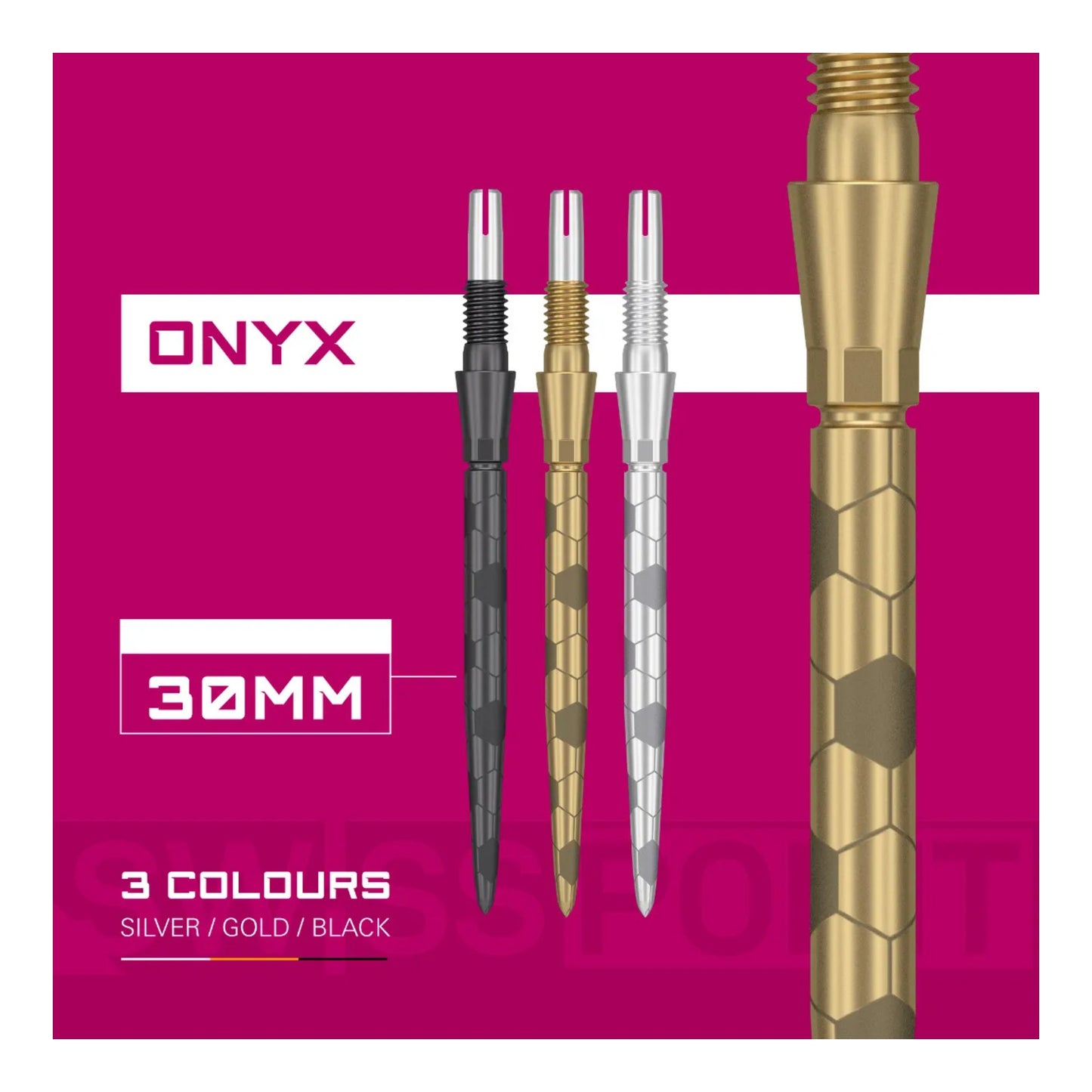 Target Swiss Storm Onyx Points | Flush Fit & Laser Grip