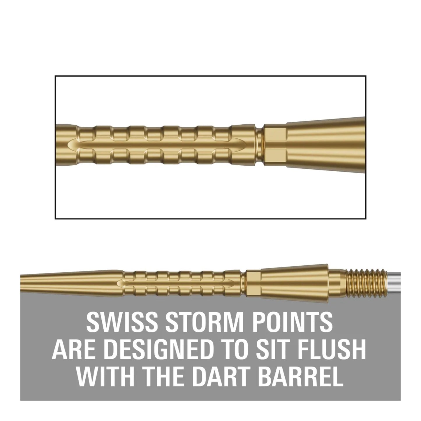 Target Swiss Storm Surge Points | Enhanced Grip Replacement Dart Point
