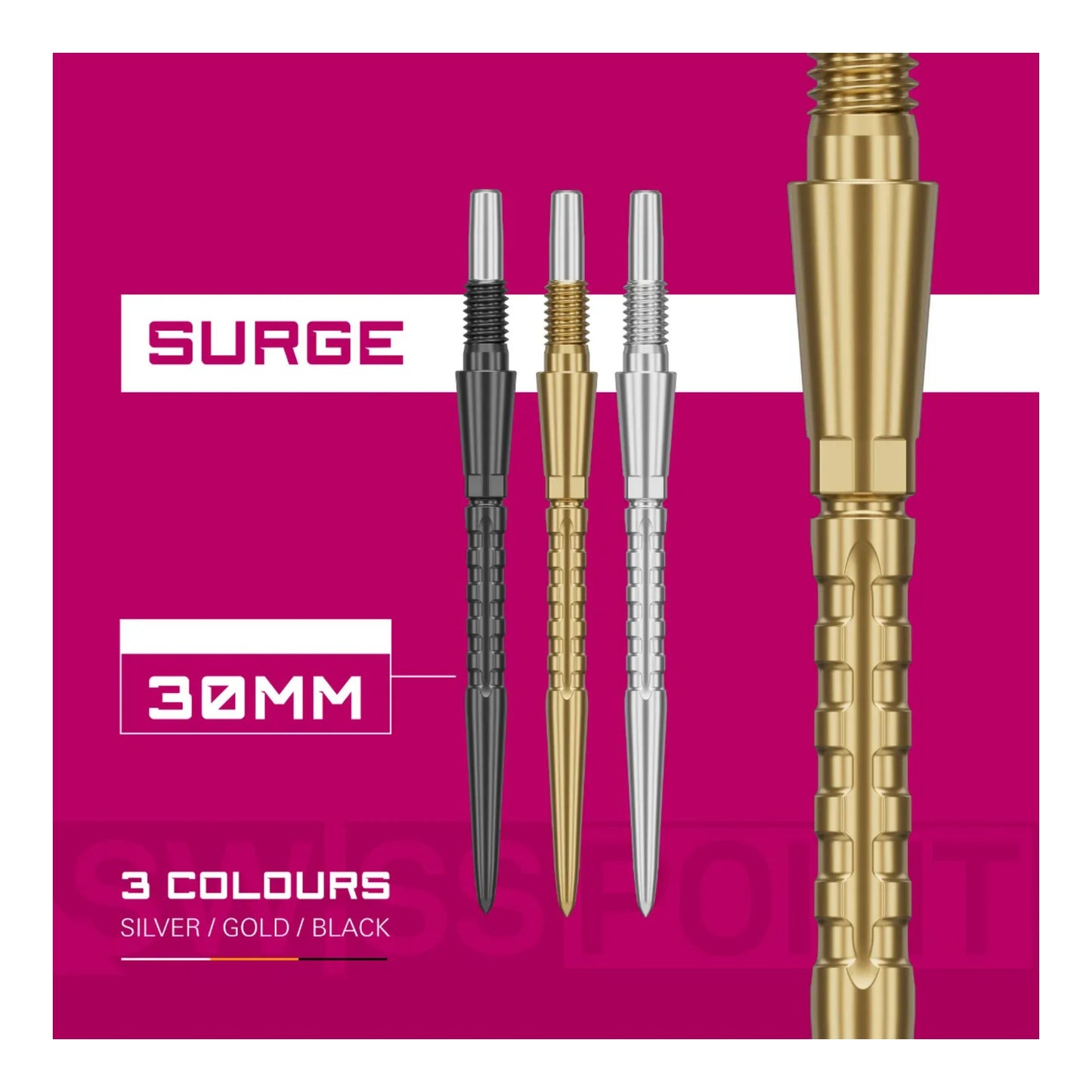 Target Swiss Storm Surge Points | Enhanced Grip Replacement Dart Point
