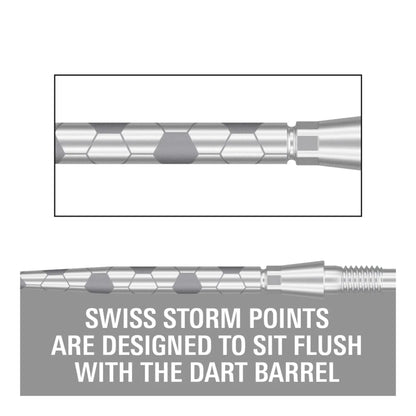 Target Swiss Storm Onyx Points | Flush Fit & Laser Grip