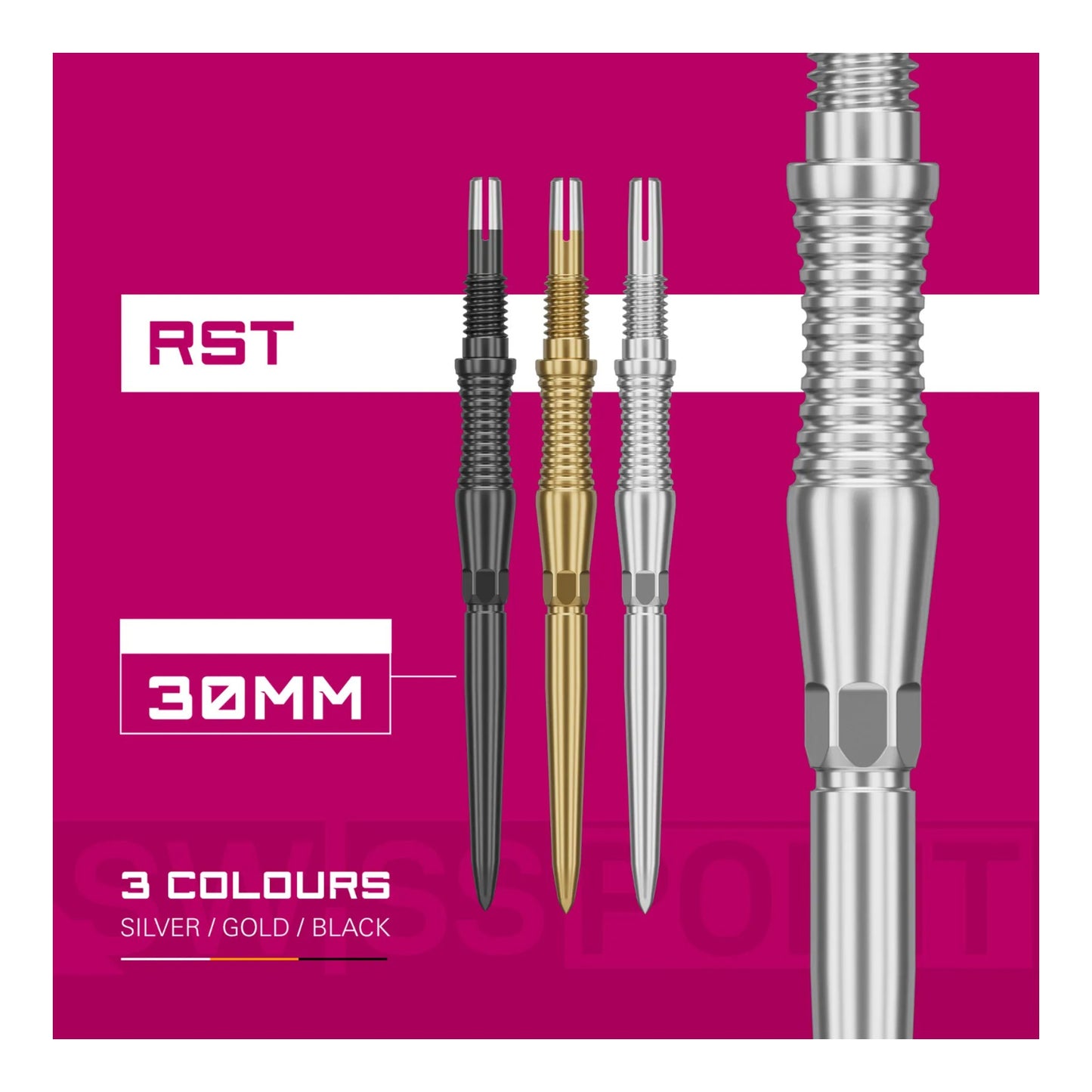 Target Signature Swiss RST Points – Precision Grip & Quick Change System