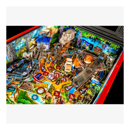 Left side view of the 30th Anniversary Edition pinball.