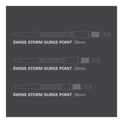 Target Swiss Storm Surge Points | Enhanced Grip Replacement Dart Point