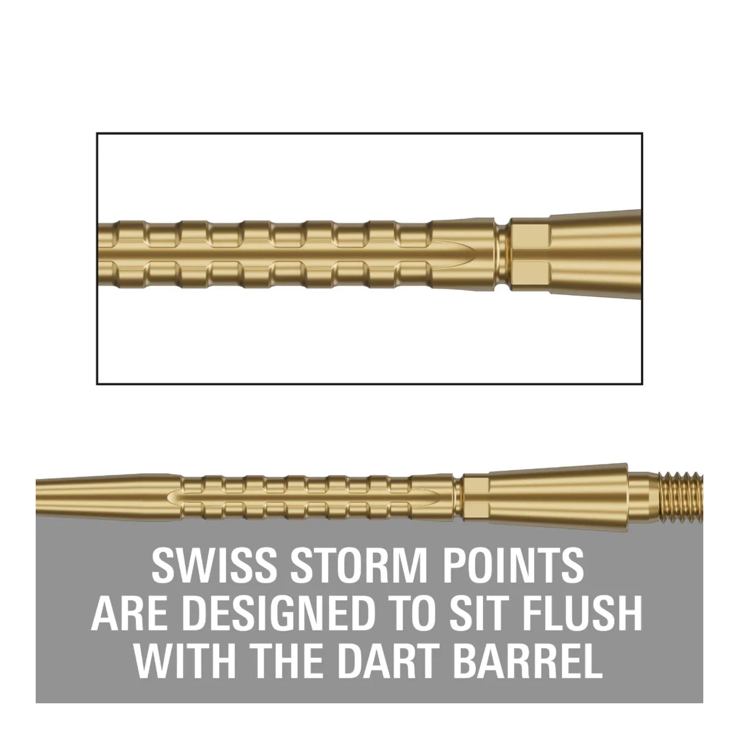 Target Swiss Storm Surge Points | Enhanced Grip Replacement Dart Point
