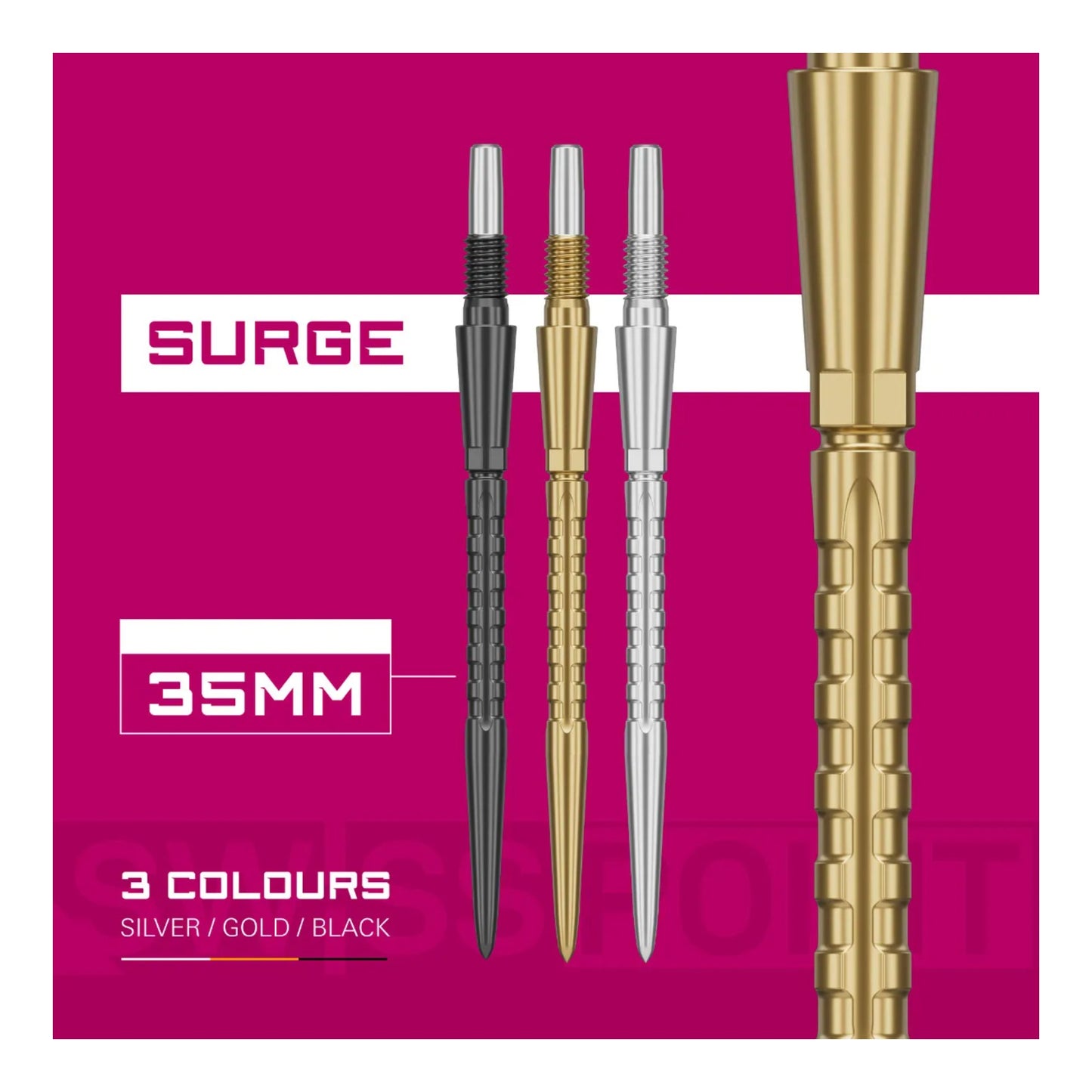 Target Swiss Storm Surge Points | Enhanced Grip Replacement Dart Point