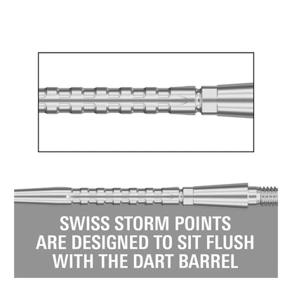 Target Swiss Storm Surge Points | Enhanced Grip Replacement Dart Point
