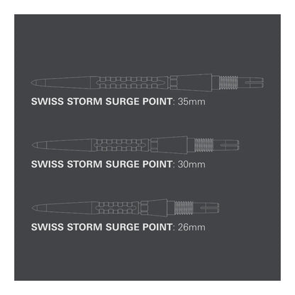 Target Swiss Storm Surge Points | Enhanced Grip Replacement Dart Point