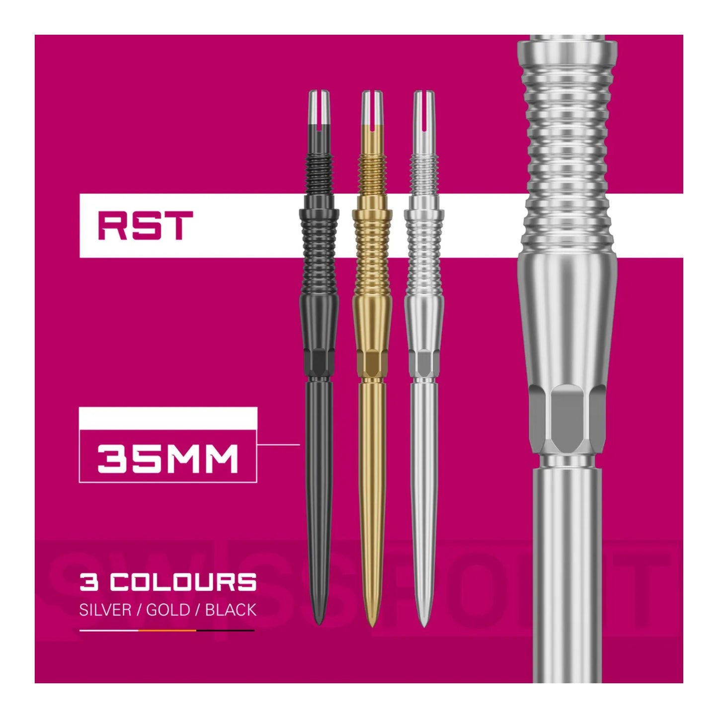 Target Signature Swiss RST Points – Precision Grip & Quick Change System