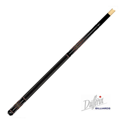 Half length view of the Dufferin 400 Revenge Series Model 460 58-inch hybrid pool and snooker cue