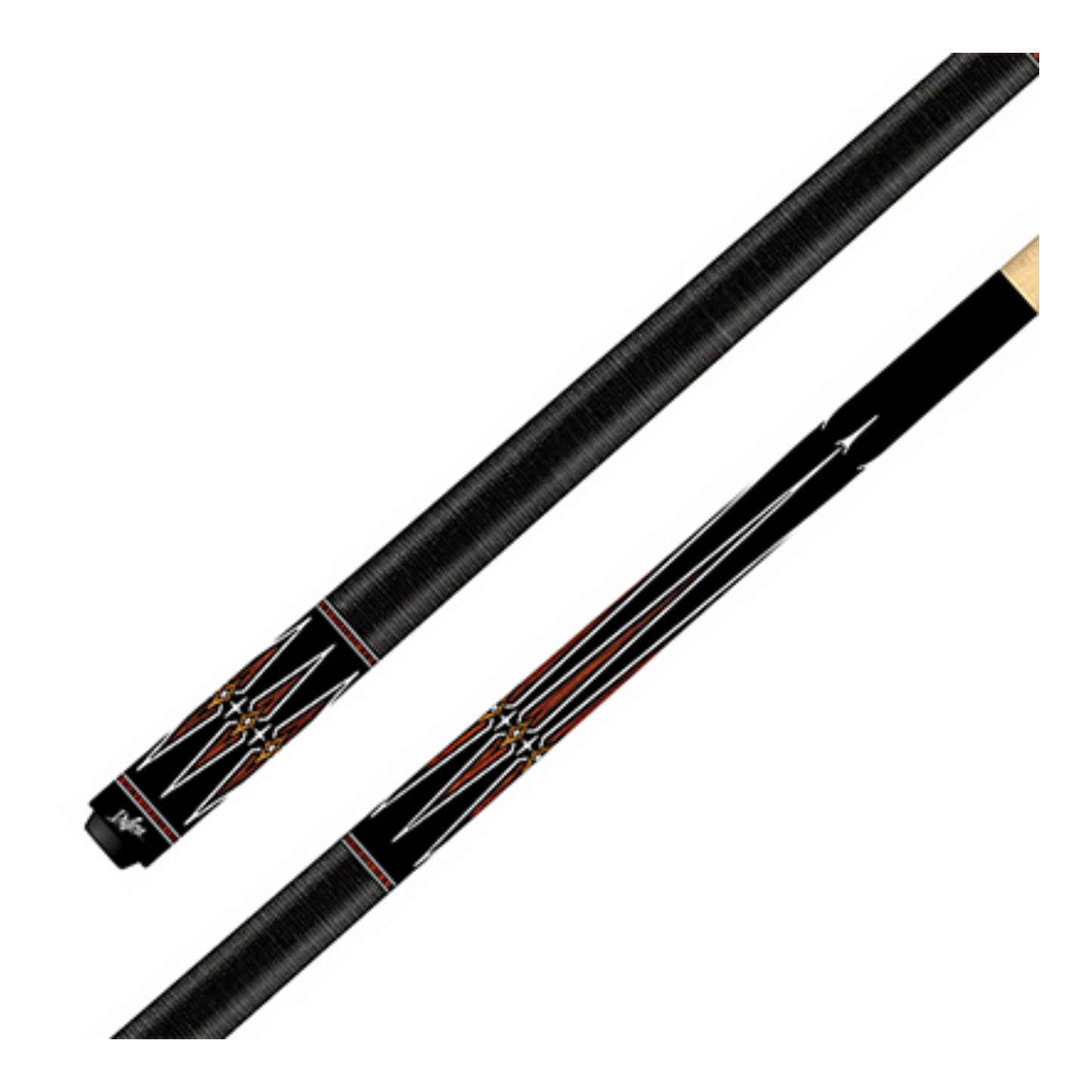 Detail shot of the solid maple butt and Irish linen grip on the Dufferin 400 Revenge Series Model 460