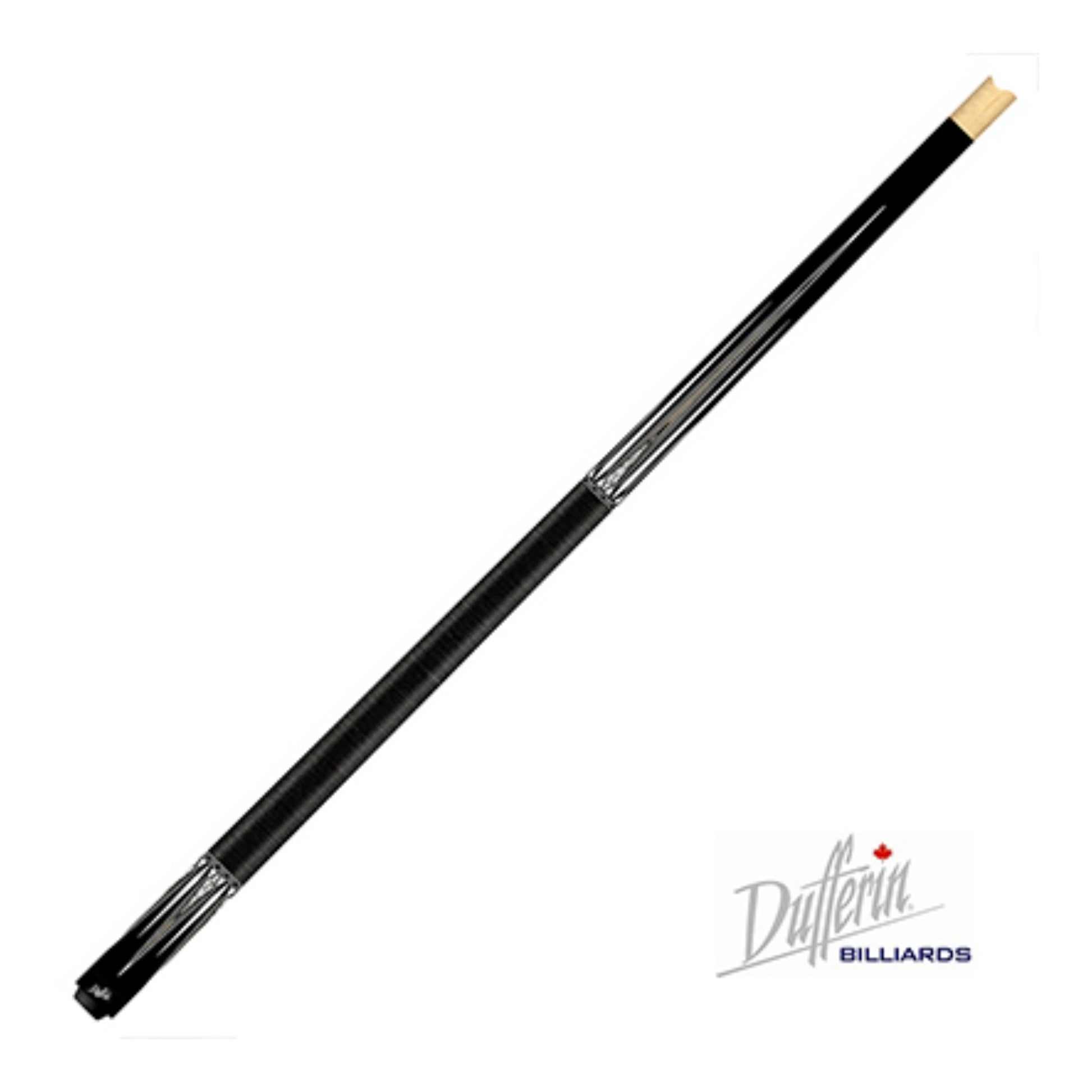 Half length view of the Dufferin 400 Revenge Series Model 461 58-inch hybrid pool and snooker cue