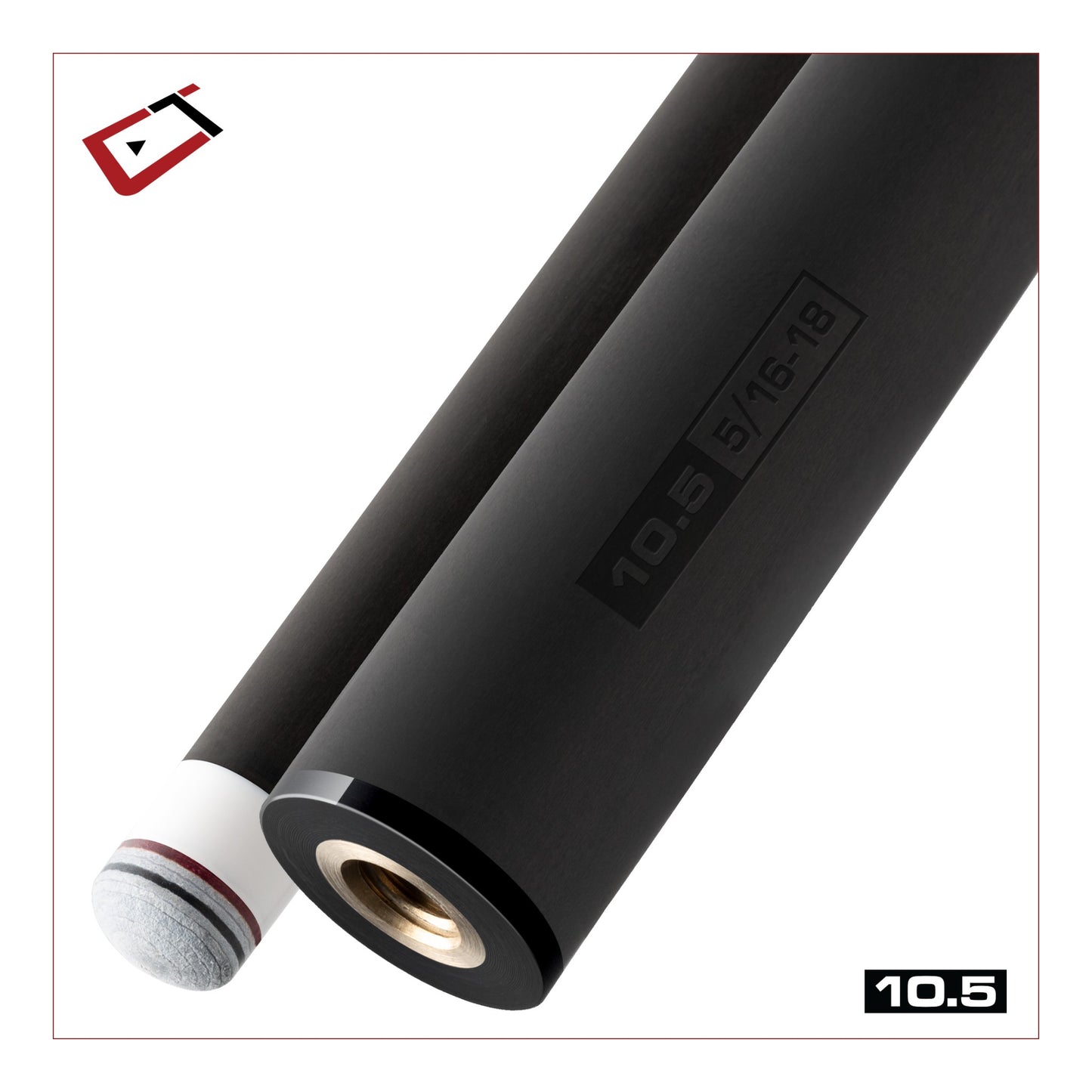 Premium Cuetec Cynergy 10.5mm Carbon Fiber Shaft (5/16 x 18)
