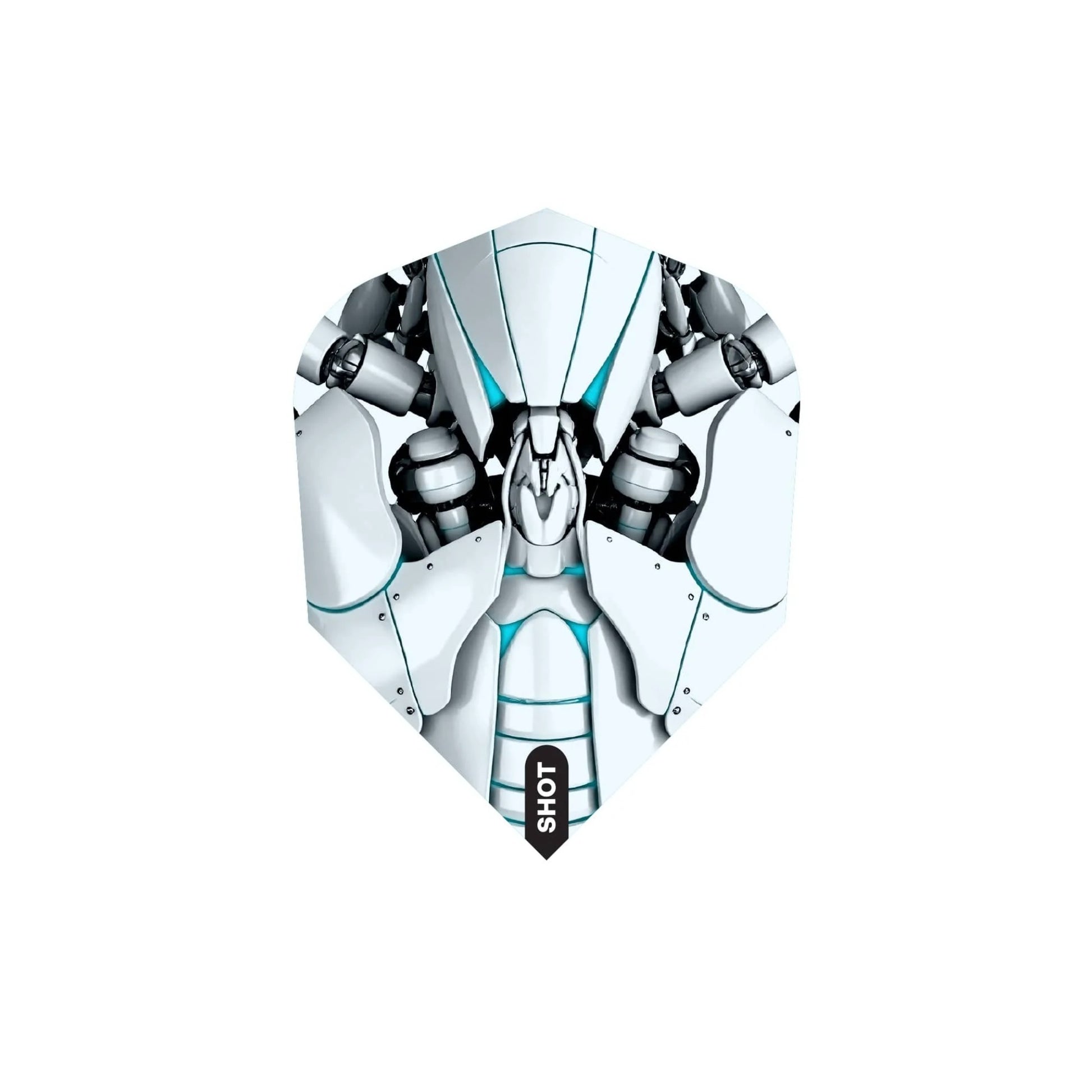 corpula small standard dart flight displaying geometric scorpula design