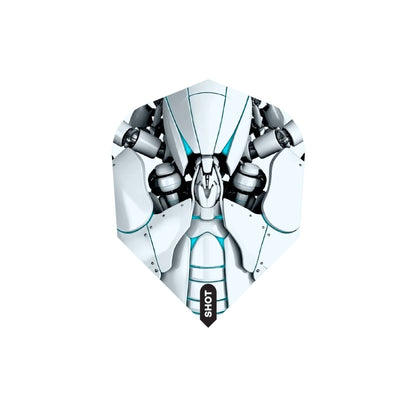 corpula small standard dart flight displaying geometric scorpula design