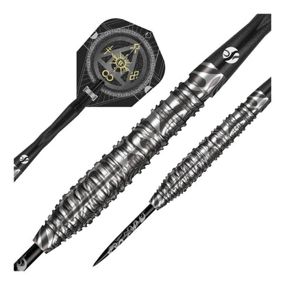 Close up of the torpedo barrel and laser etched grip on the Alchemy Runstel dart