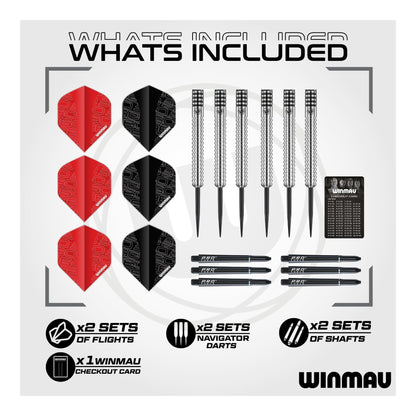 Winmau Blade 360 Surround Set | Pro Dartboard Bundle