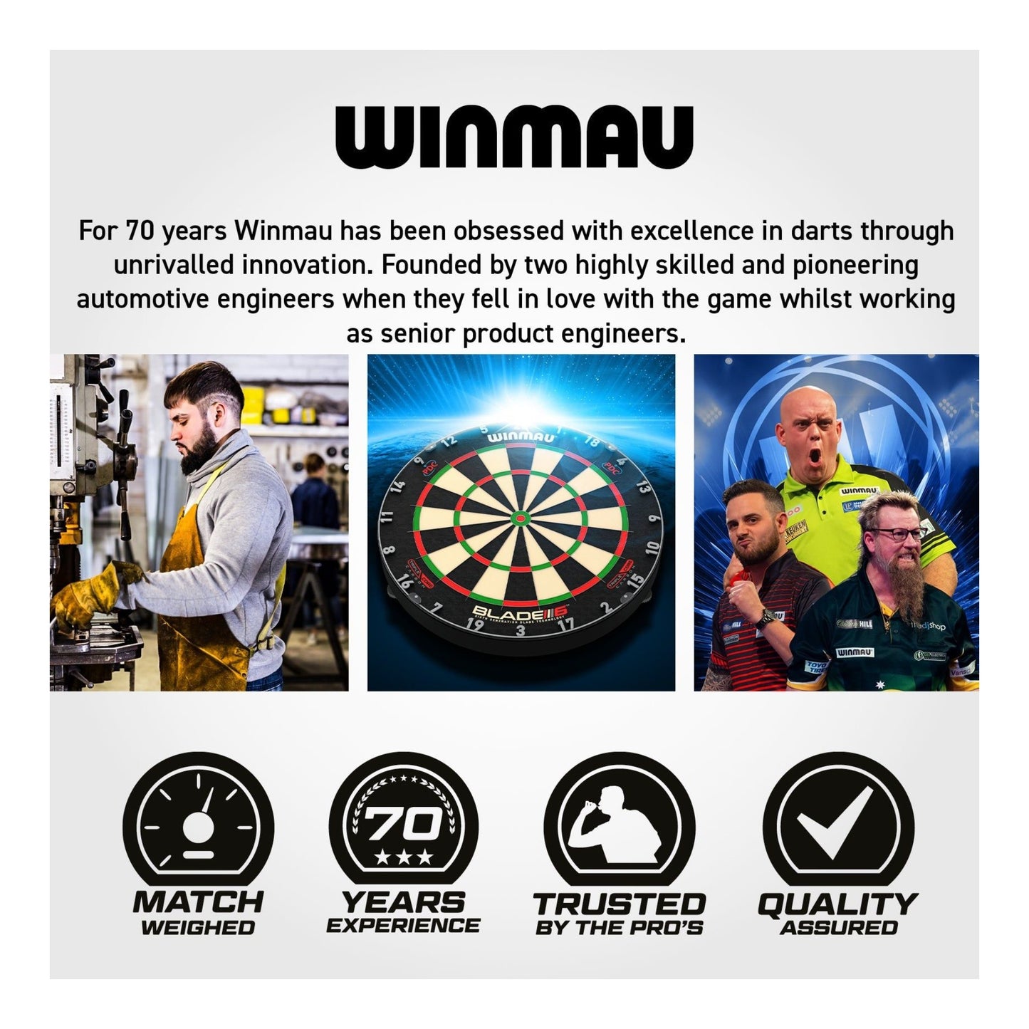 Winmau Blade 6 Surround Set - Premium Dartboard Bundle