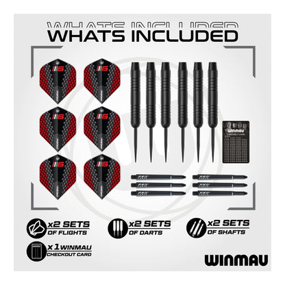 Winmau Blade 6 Surround Set - Premium Dartboard Bundle