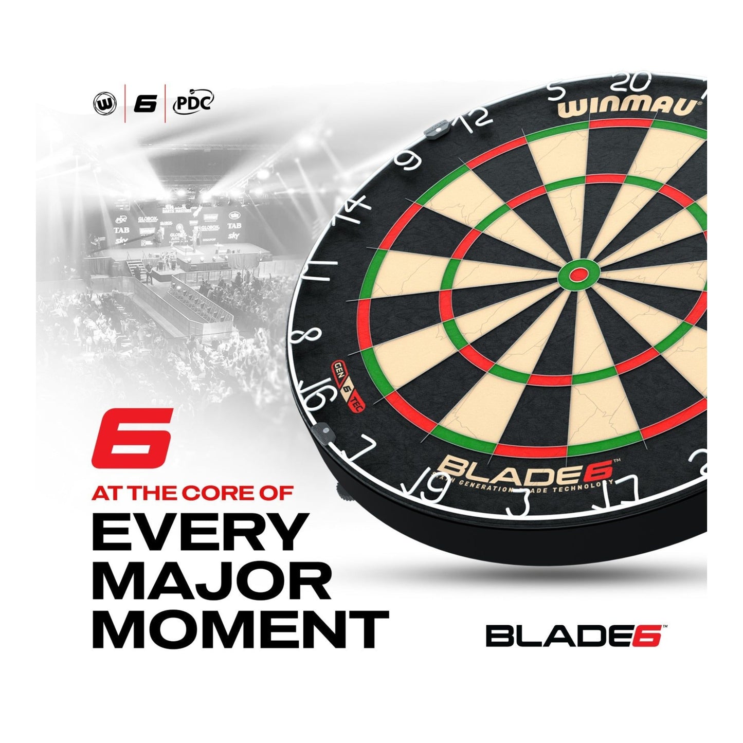 Winmau Blade 6 Surround Set - Premium Dartboard Bundle