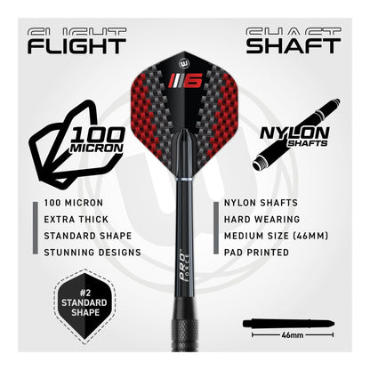 Winmau Blade 6 Surround Set - Premium Dartboard Bundle
