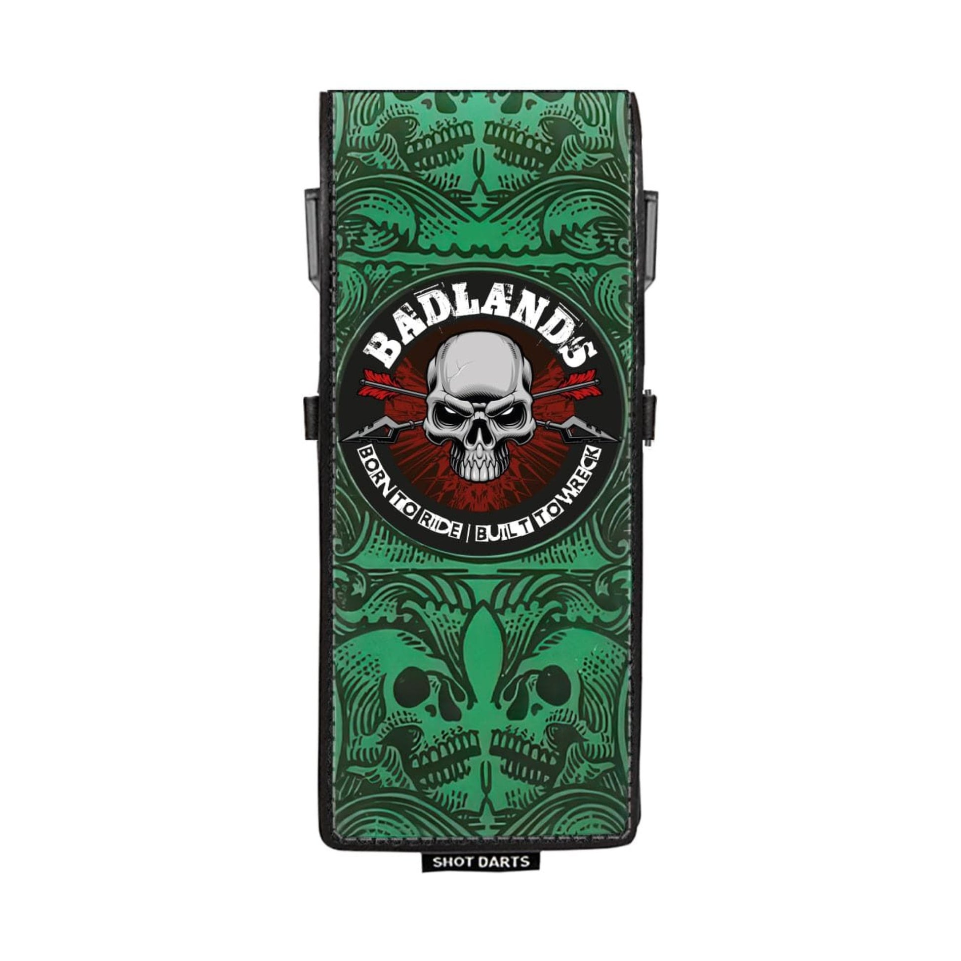 Green Badlands Inked Dart Wallet by Shot Darts