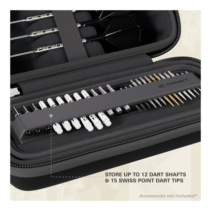 Target Darts Black Boa Case | Rigid Assembled Dart Wallet