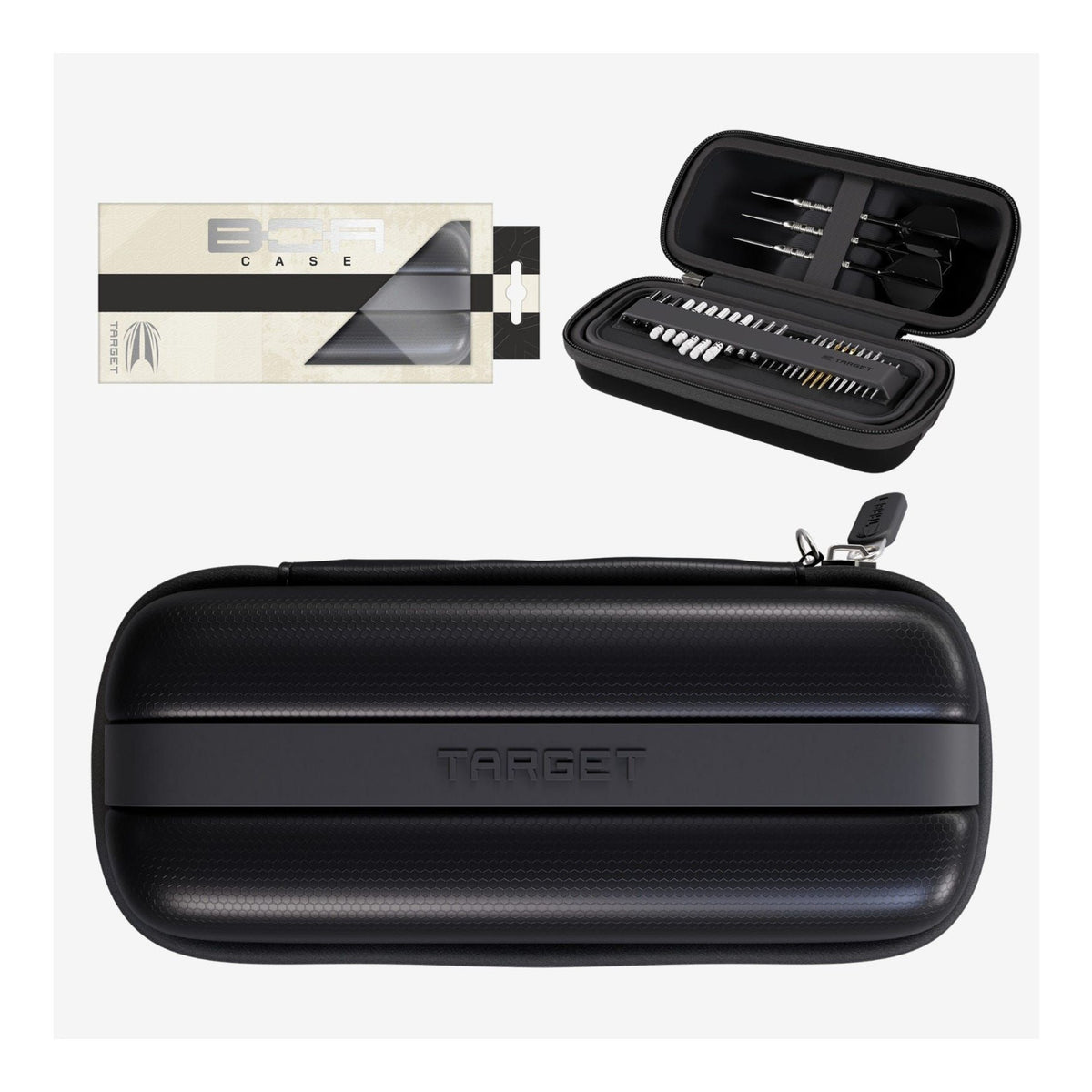 Target Darts Black Boa Case | Rigid Assembled Dart Wallet
