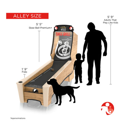 Authentic Skee-Ball® Home Arcade Premium+ Machine
