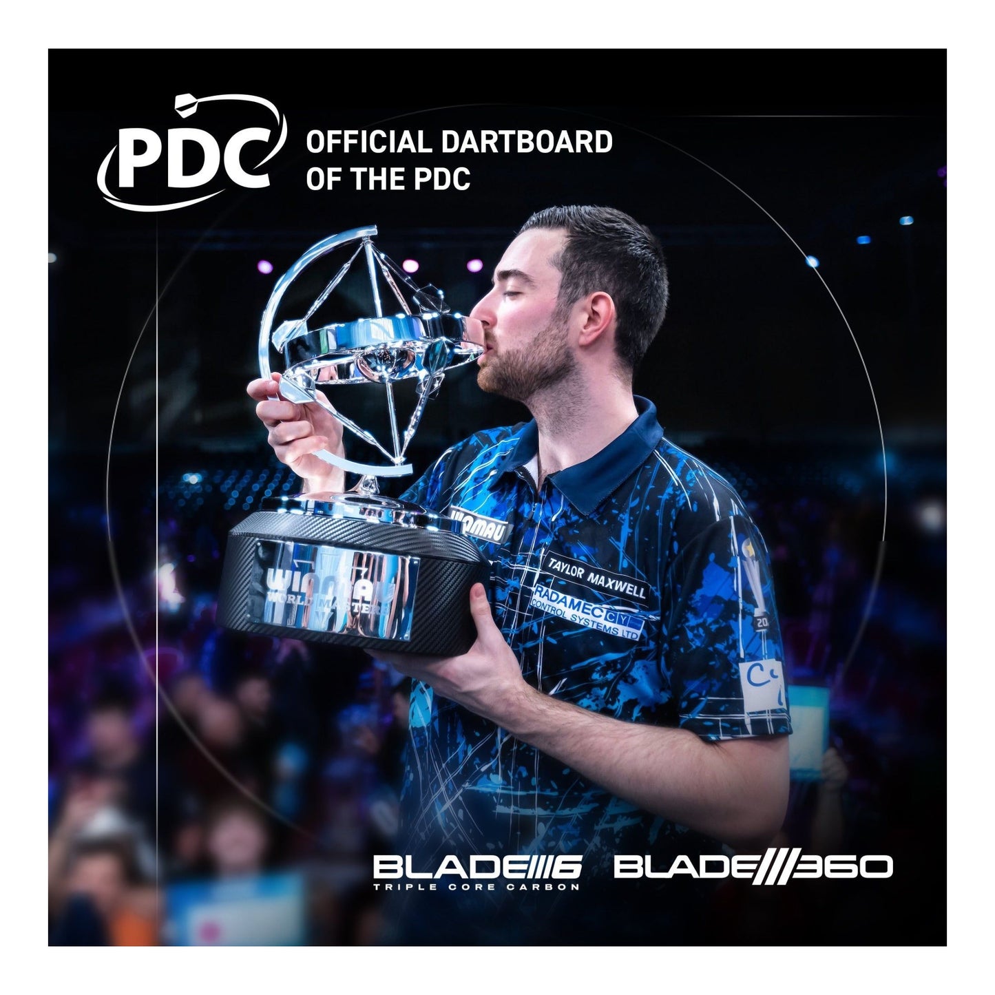 Blade 360 Triple Core Dartboard - Official PDC Match Quality