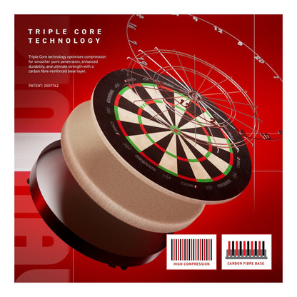 Blade 360 Triple Core Dartboard - Official PDC Match Quality