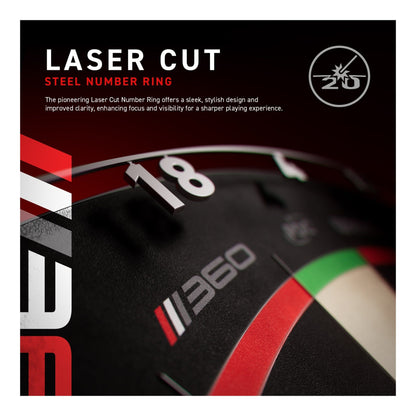 Blade 360 Triple Core Dartboard - Official PDC Match Quality