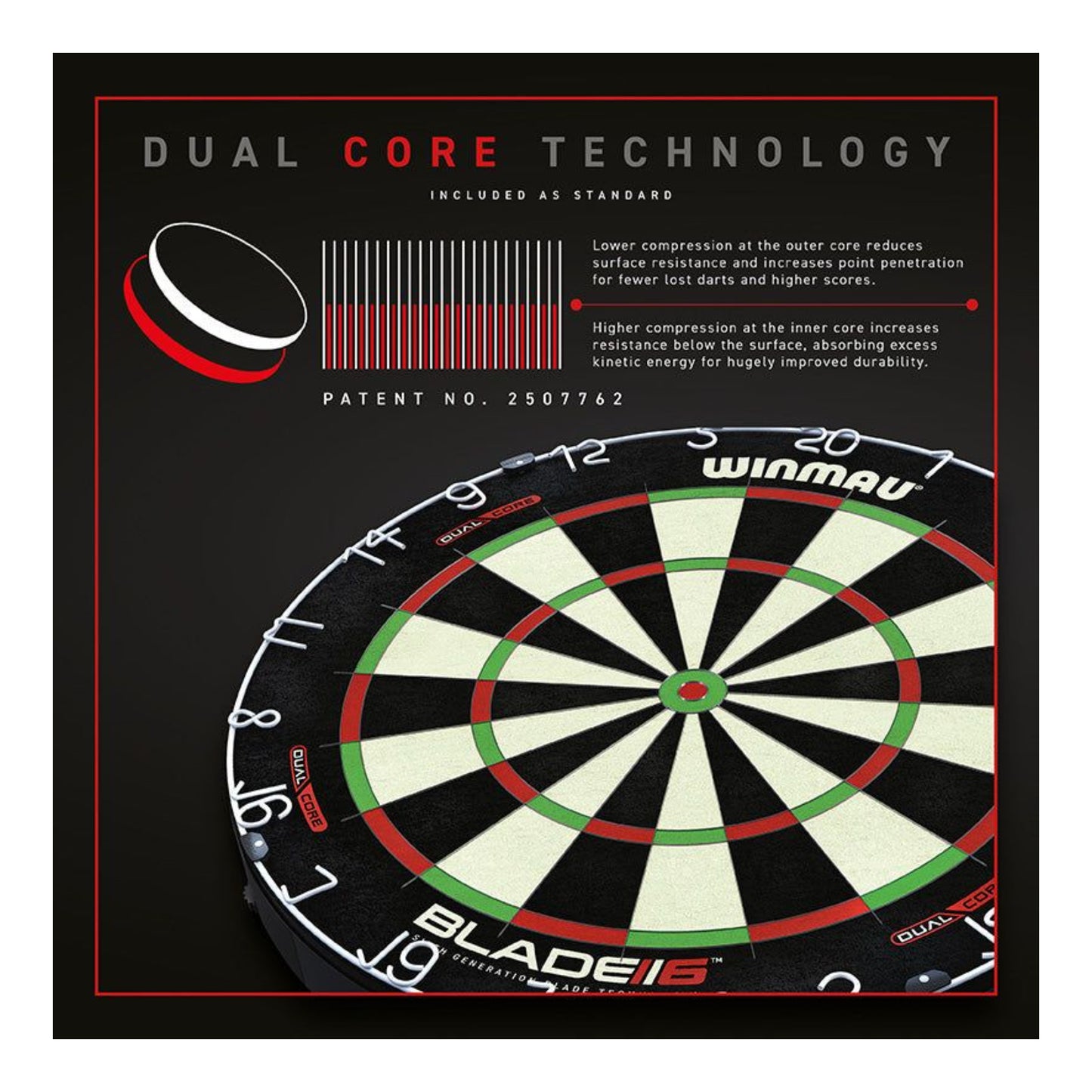 Winmau Blade 6 Dual Core Dartboard