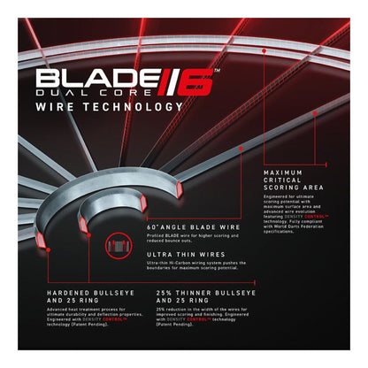 Winmau Blade 6 Dual Core Dartboard