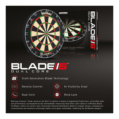 Winmau Blade 6 Dual Core Dartboard
